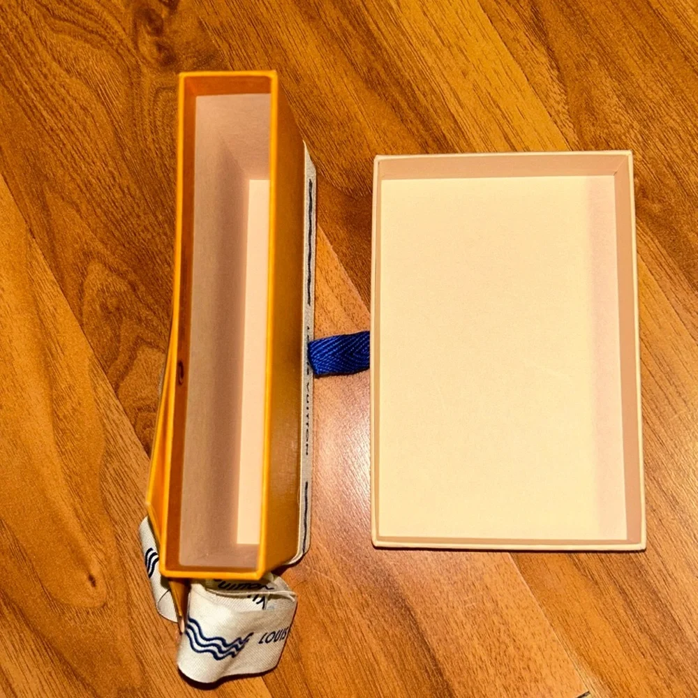 Authentic Louis Vuitton Gift Wrapped Small Box and Dustbag with Card
